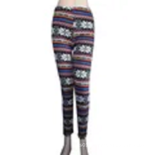 Custom 98% polyester 2% spandex lady's leggings
